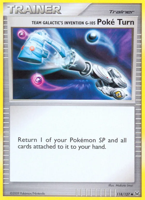 Team Galactic's Invention G-105 Poké Turn – Platinum 118
