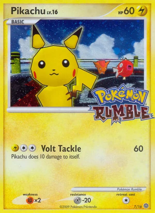 Pikachu – Pokémon Rumble 7