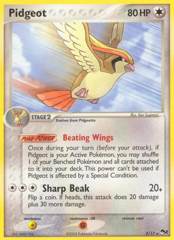 Pidgeot – POP Series 2 2