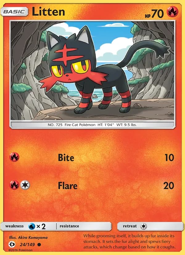 Litten – Sun & Moon 24
