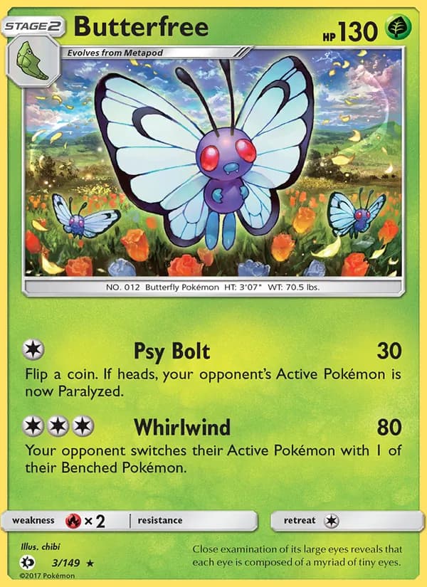 Butterfree – Sun & Moon 3