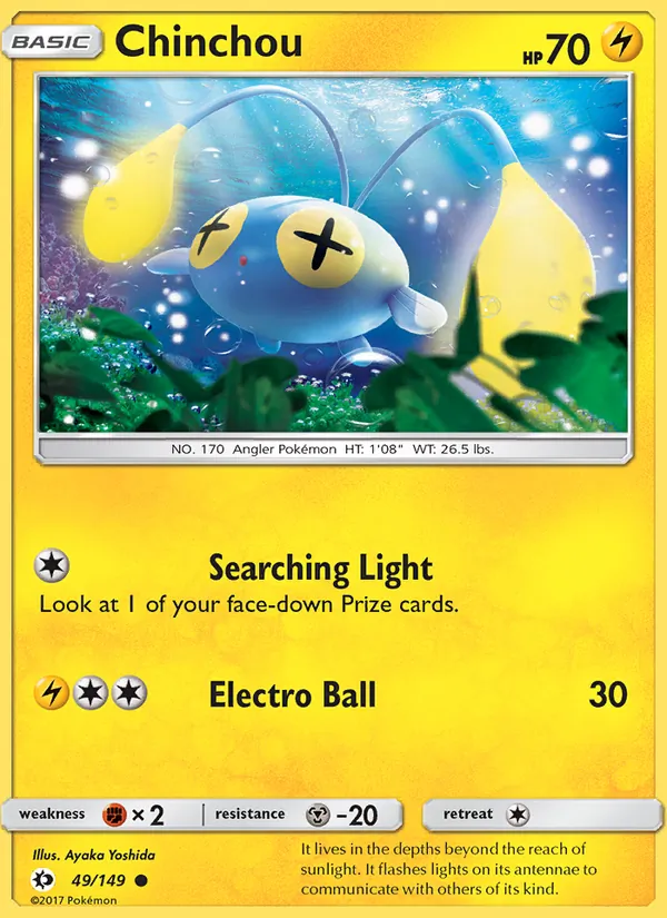Chinchou – Sun & Moon 49