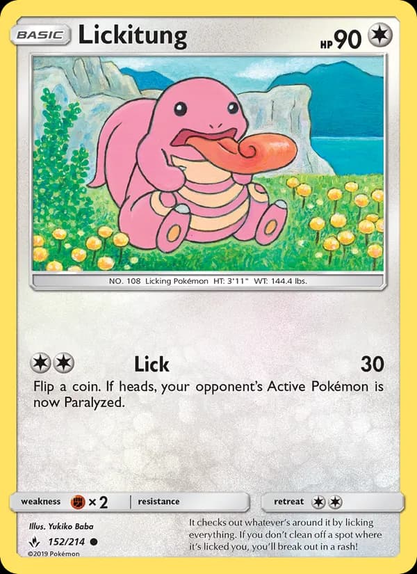 Lickitung – Unbroken Bonds 152
