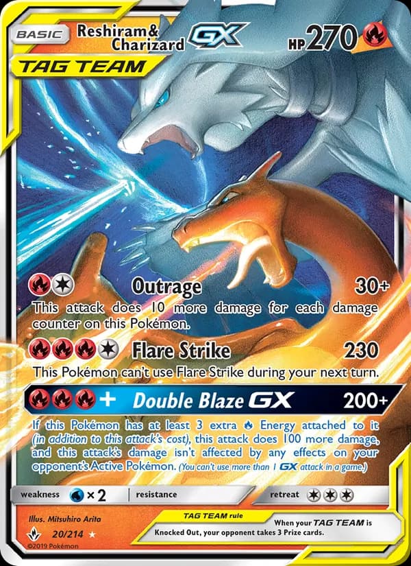 Reshiram & Charizard GX – Unbroken Bonds 20