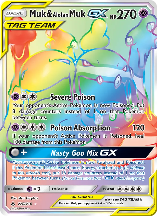 Muk & Alolan Muk GX – Unbroken Bonds 220
