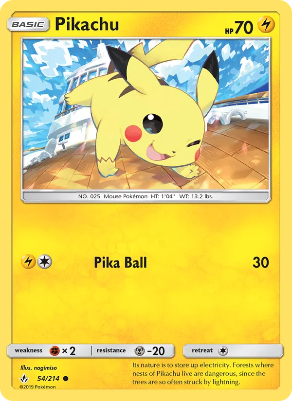 Pikachu – Unbroken Bonds 54