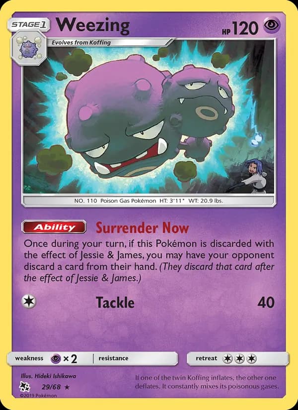 Weezing – Hidden Fates 29