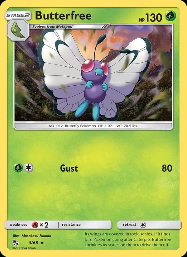 Butterfree – Hidden Fates 3