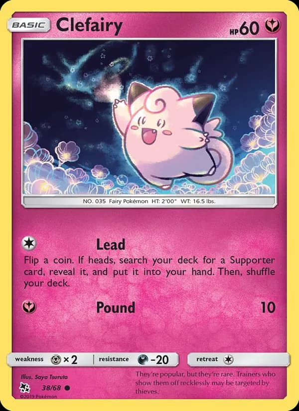 Clefairy – Hidden Fates 38