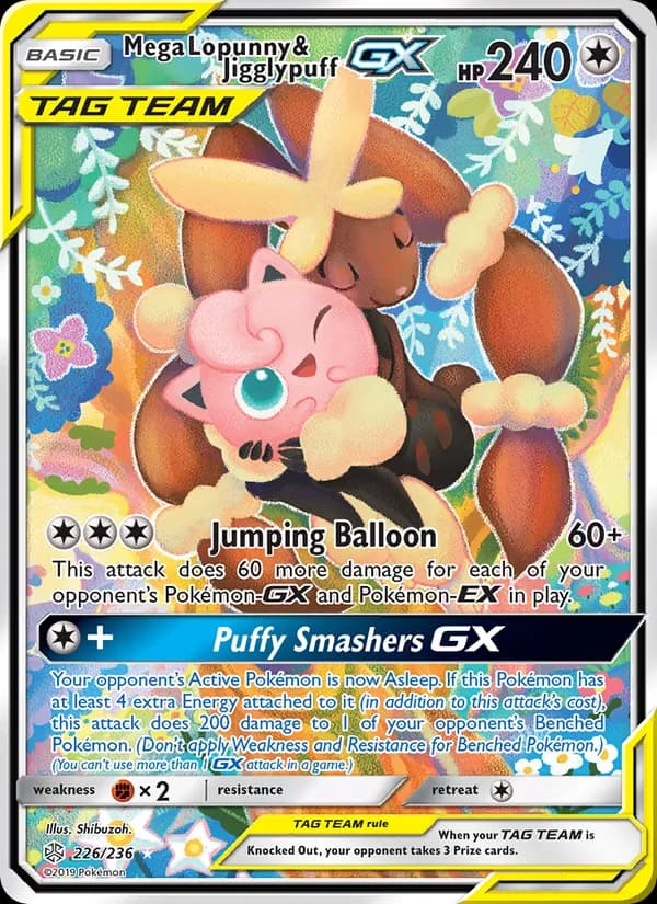 Mega Lopunny & Jigglypuff GX – Cosmic Eclipse 226