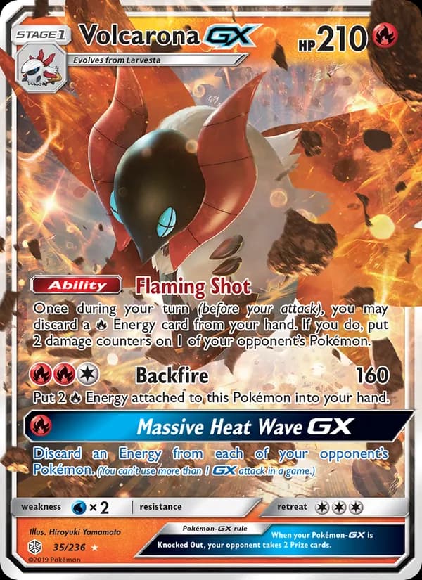 Volcarona GX – Cosmic Eclipse 35