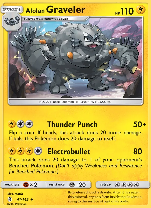 Alolan Graveler – Guardians Rising 41