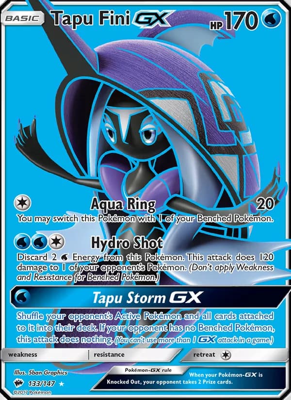 Tapu Fini GX – Burning Shadows 133