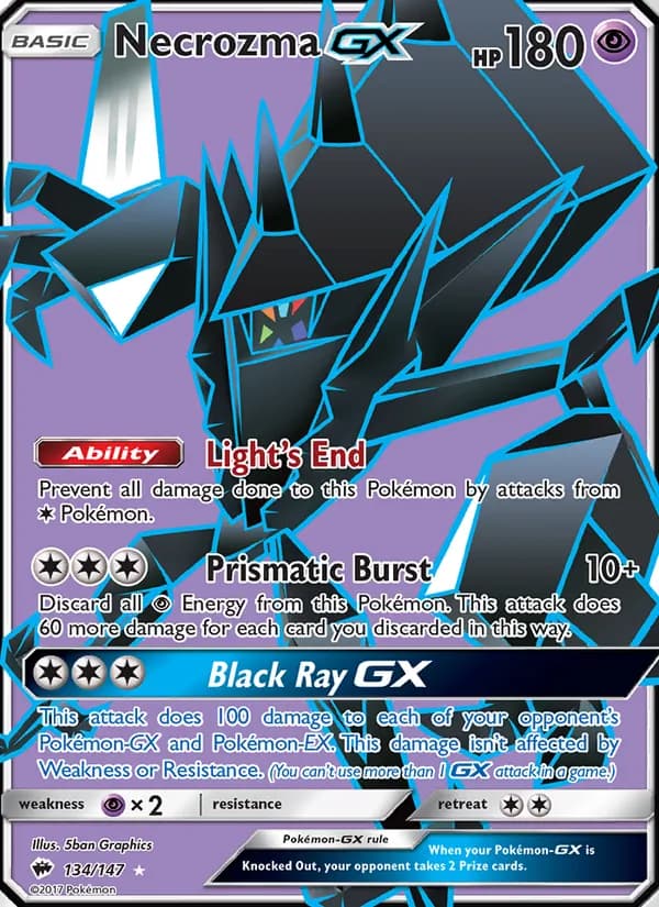 Necrozma GX – Burning Shadows 134