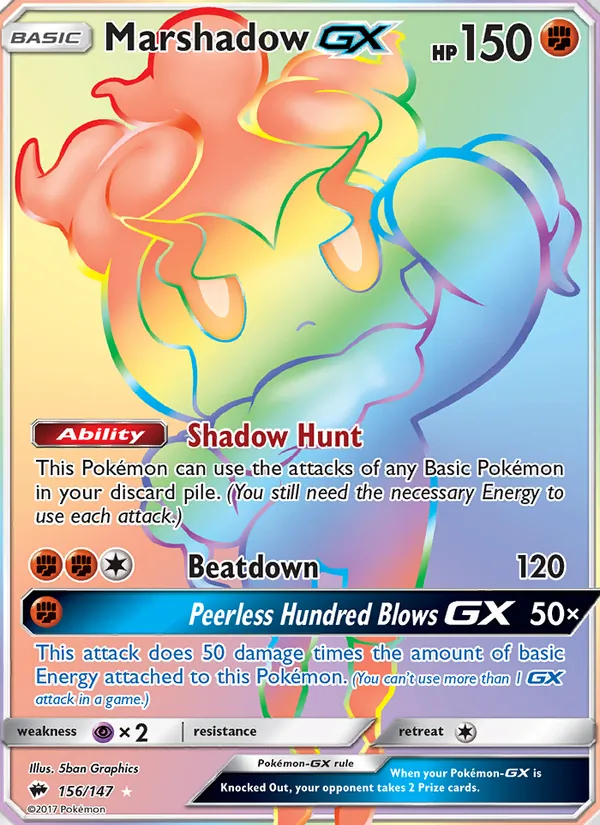 Marshadow GX – Burning Shadows 156
