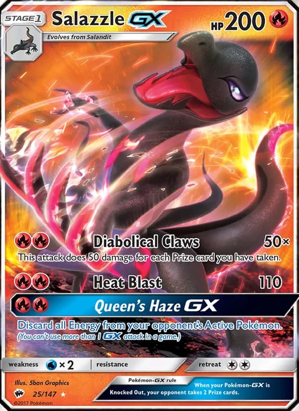 Salazzle GX – Burning Shadows 25