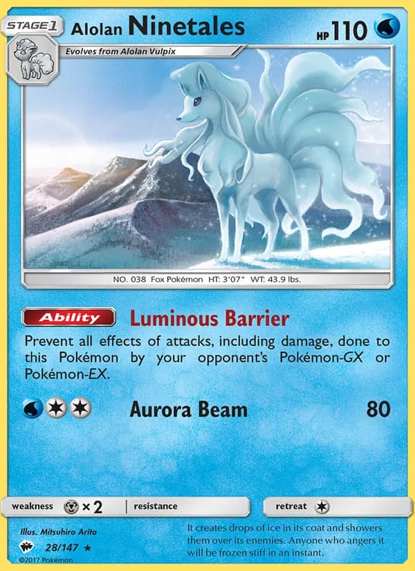 Alolan Ninetales – Burning Shadows 28