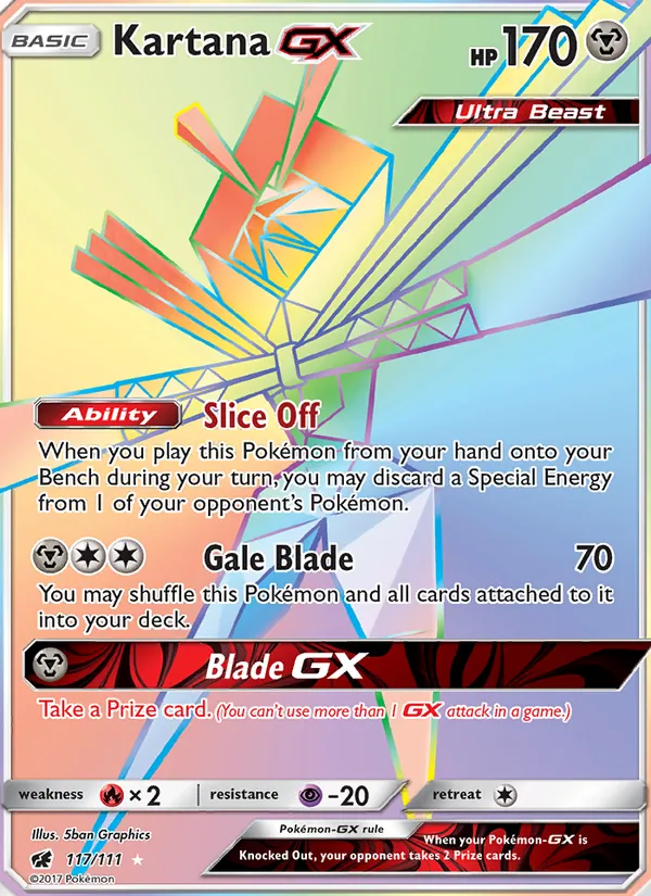 Kartana GX – Crimson Invasion 117