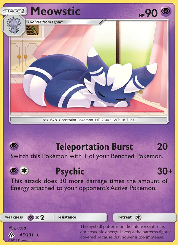 Meowstic – Forbidden Light 45