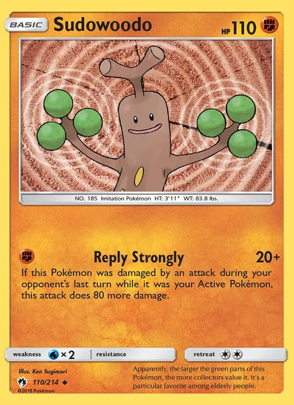 Sudowoodo – Lost Thunder 110