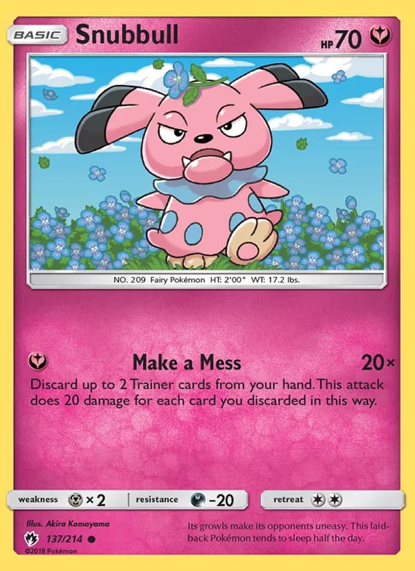 Snubbull – Lost Thunder 137
