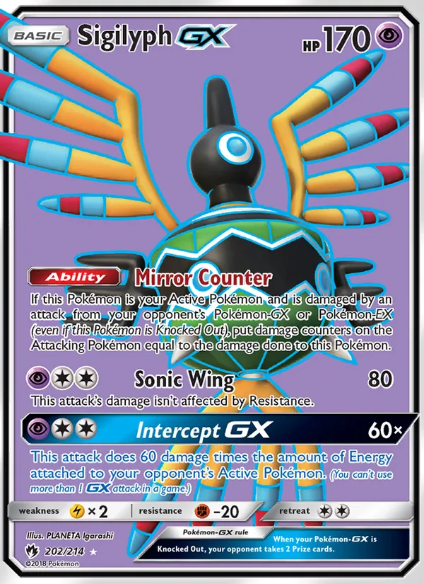 Sigilyph GX – Lost Thunder 202