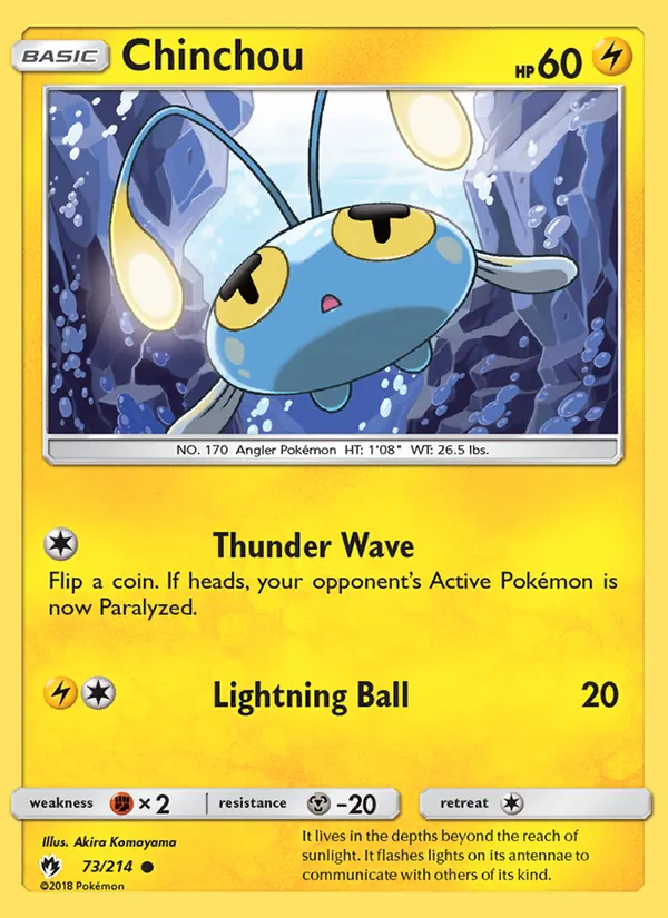 Chinchou – Lost Thunder 73