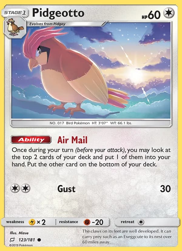 Pidgeotto – Team Up 123