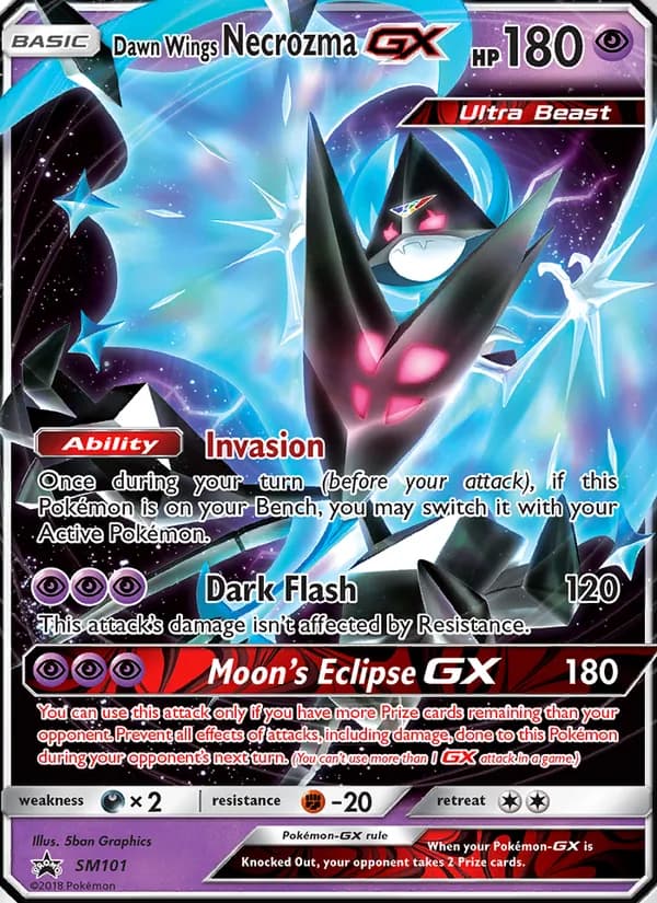Dawn Wings Necrozma GX – SM Black Star Promos SM101