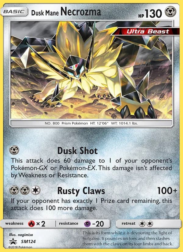 Dusk Mane Necrozma – SM Black Star Promos SM124