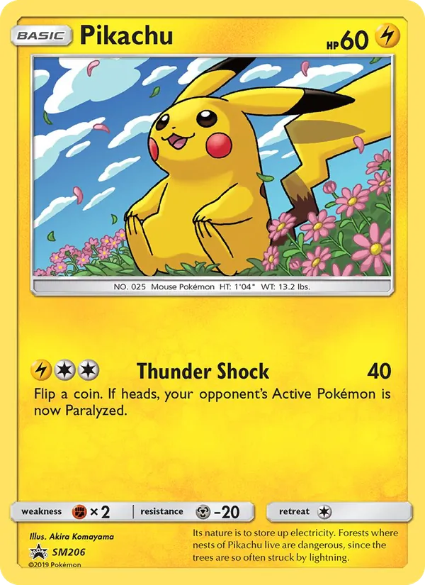 Pikachu – SM Black Star Promos SM206