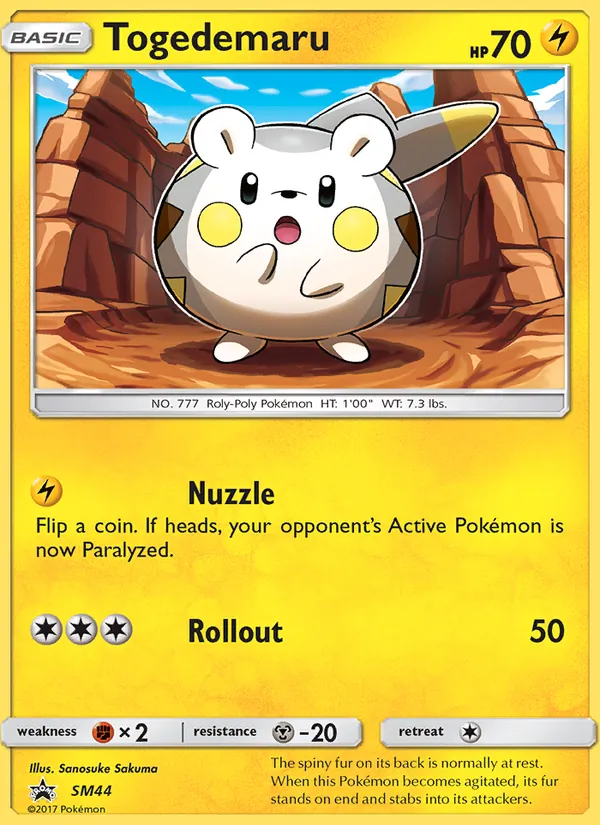 Togedemaru – SM Black Star Promos SM44
