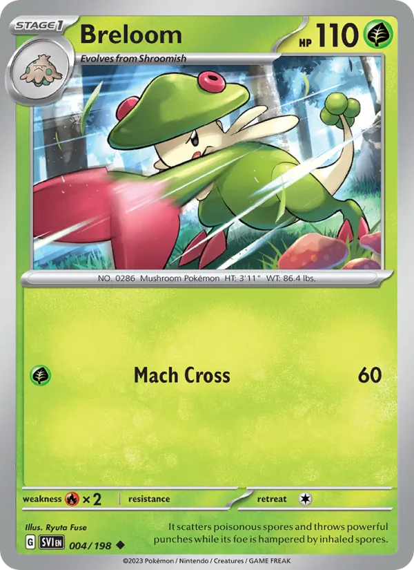 Breloom – Scarlet & Violet 004