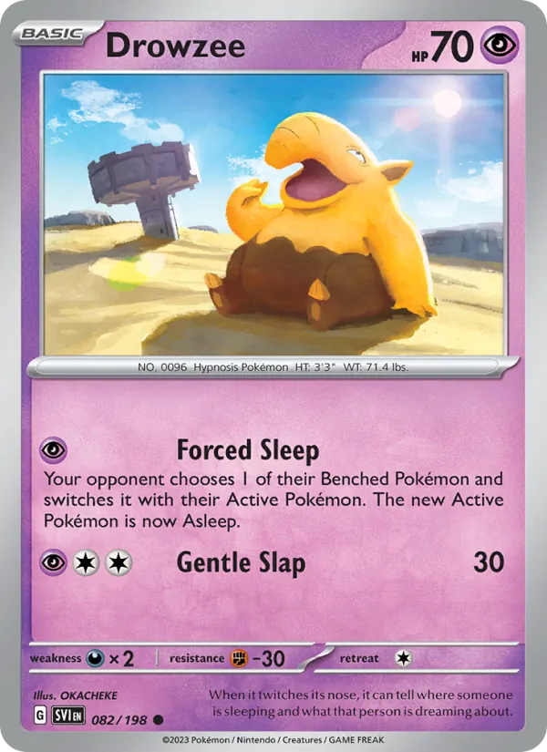 Drowzee – Scarlet & Violet 082