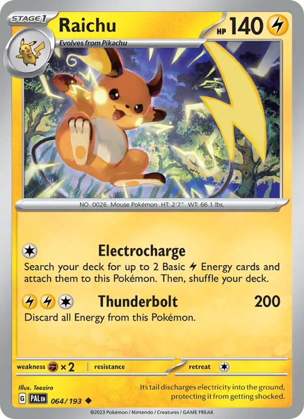 Raichu – Paldea Evolved 064