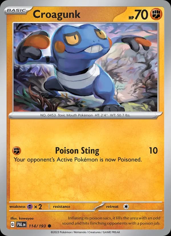 Croagunk – Paldea Evolved 114
