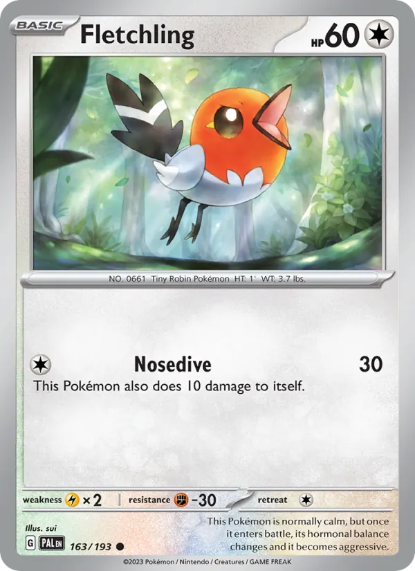 Fletchling – Paldea Evolved 163