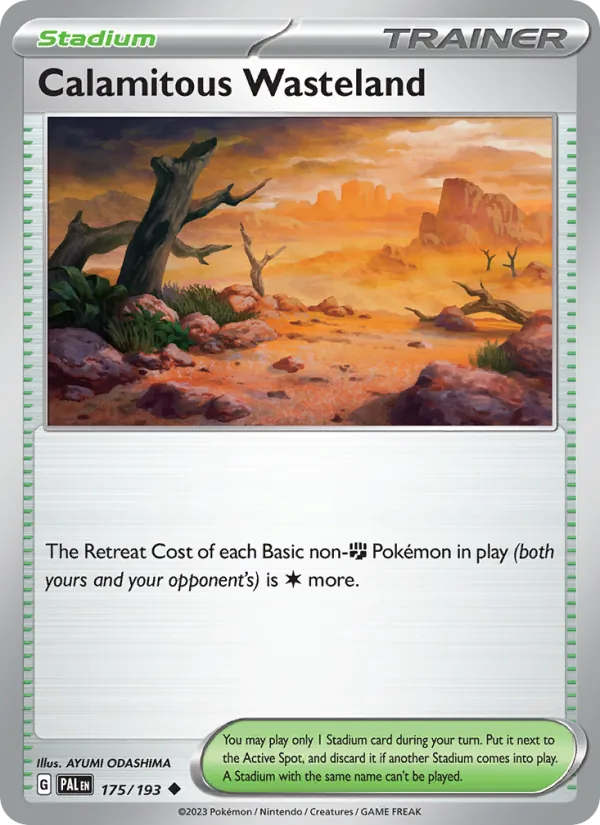 Calamitous Wasteland – Paldea Evolved 175