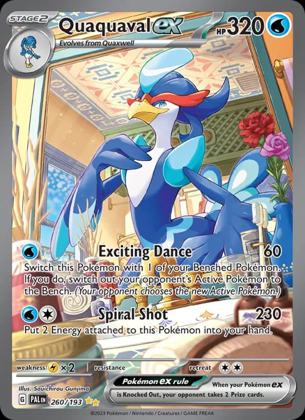 Quaquaval ex – Paldea Evolved 260
