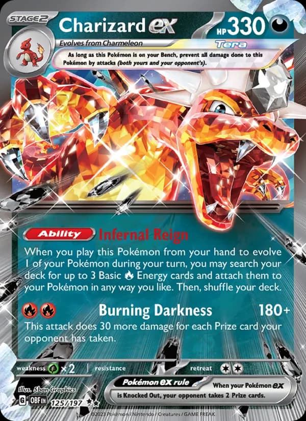 Charizard ex – Obsidian Flames 125