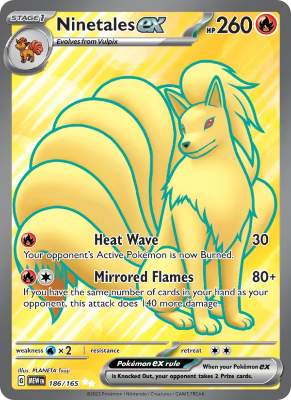 Ninetales ex – 151 186