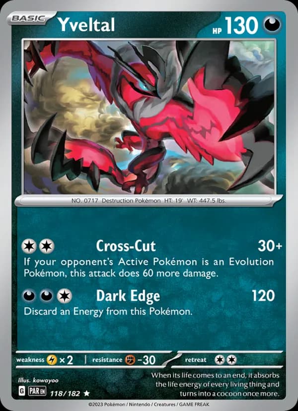 Yveltal – Paradox Rift 118