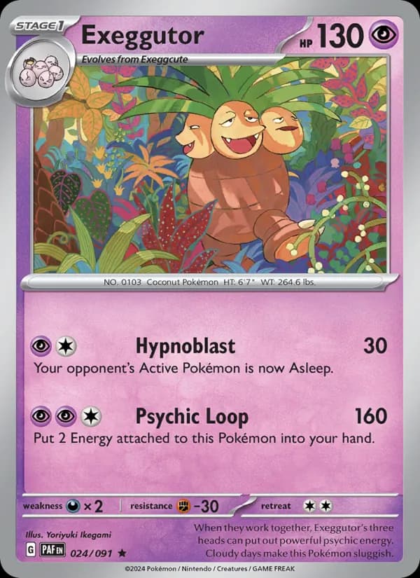 Exeggutor – Paldean Fates 024