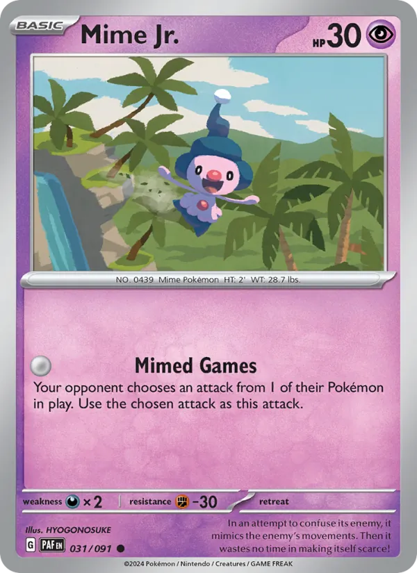 Mime Jr. – Paldean Fates 031