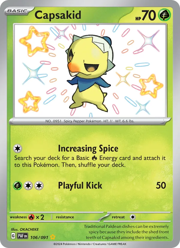 Capsakid – Paldean Fates 106