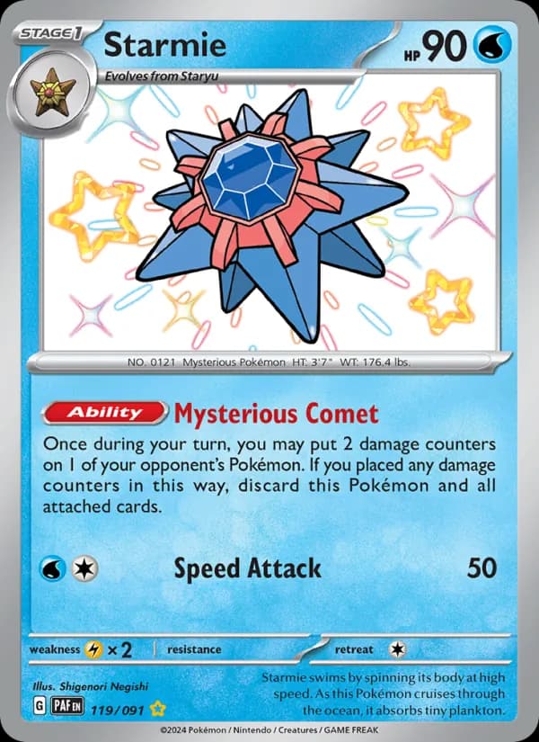 Starmie – Paldean Fates 119