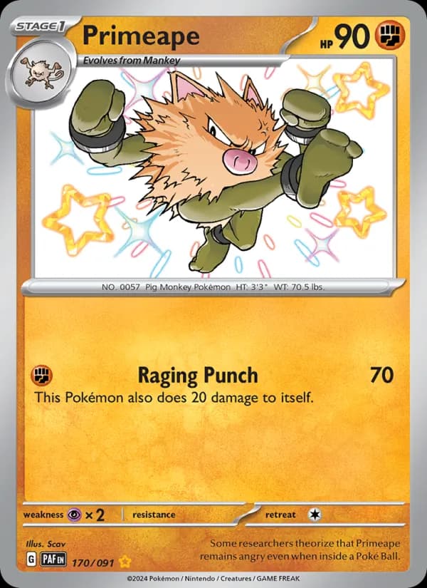 Primeape – Paldean Fates 170