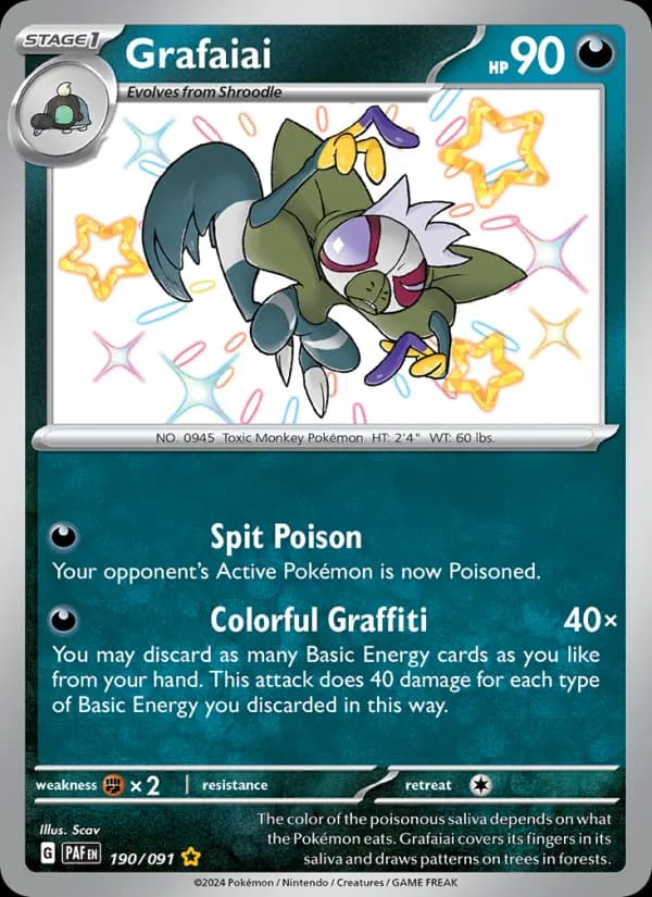 Grafaiai – Paldean Fates 190