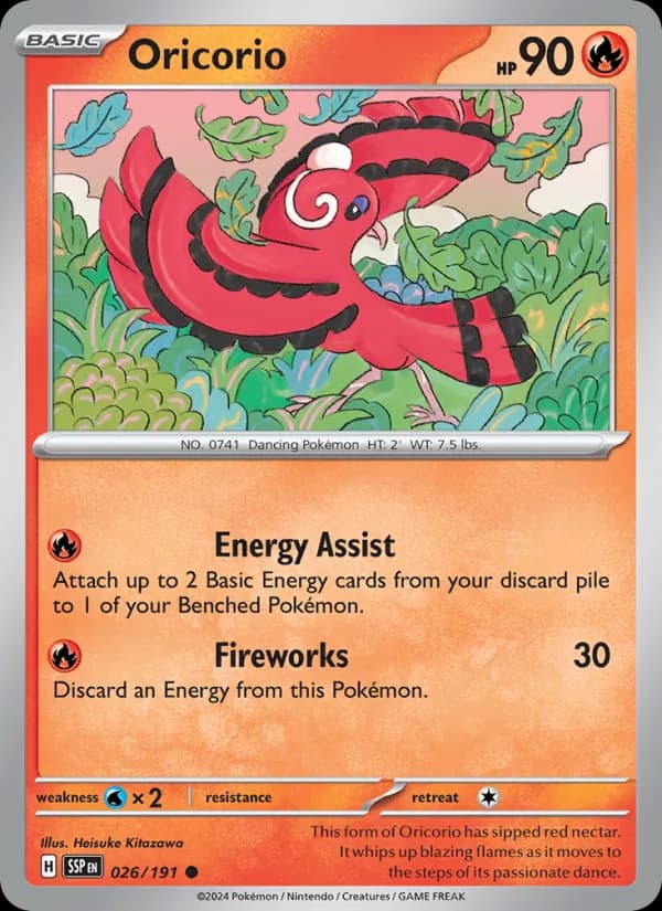 Oricorio – Surging Sparks 026