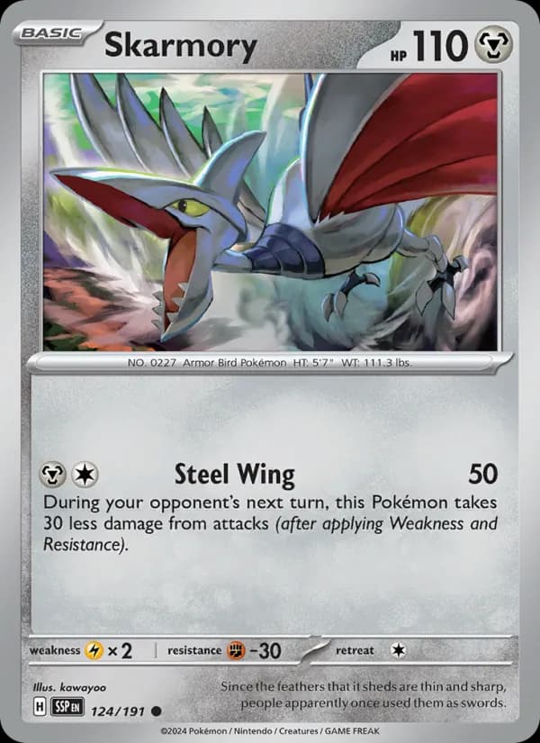 Skarmory – Surging Sparks 124